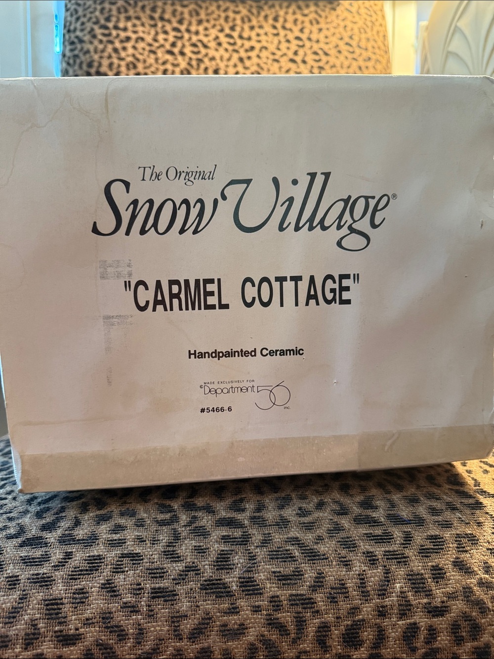 (Retired) Dept 56 Original Snow Village.Carmel Cottage. With Cord, Light and Box - Picture 2 of 12